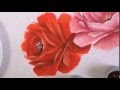 Dicas de pintura grátis - Série "Como pintar rosas" - Rosa vermelha - Aula 3