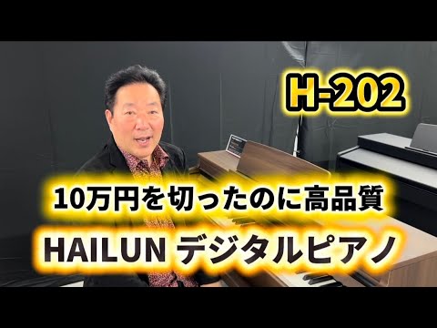 10万円を切ったのに高品質 HAILUN デジタルピアノH-202 ぴあの屋ドット 