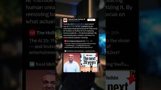 YouTube CEO ka bada warning 😳 | AI Creators ko replace karega?|#youtube