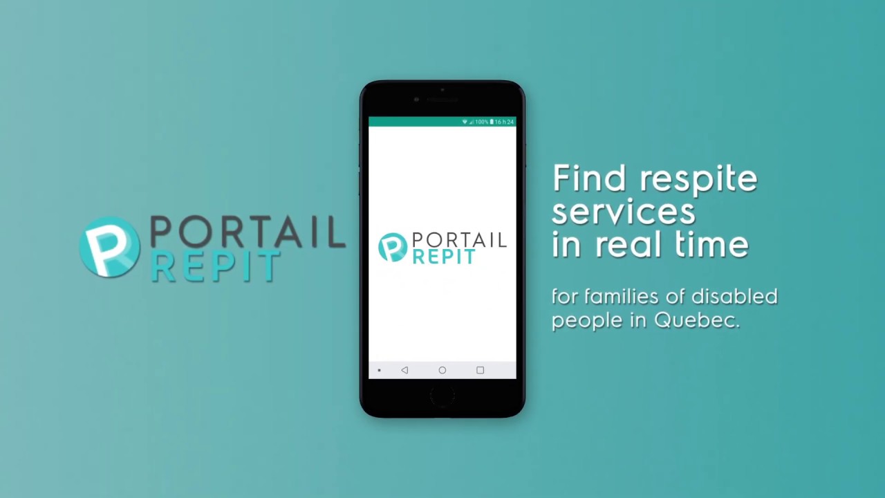 Overview of the Portail Répit mobile application - YouTube