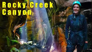 Rocky Creek Canyon - Newnes Plateau - Lithgow - Blue Mountains Canyoning - 4K