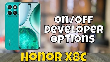 How to Enable Developer Option Honor X8c on/off Developer Options  (2025)