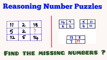 #Maths Reasoning bits-5,6 |Missing number puzzles