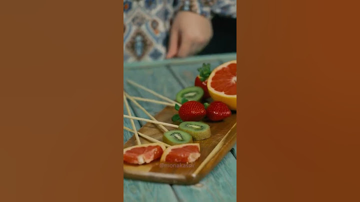 الفواكه المقرمشة 😍 فقط ب مكونين