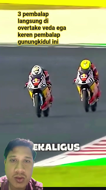 3 racers immediately overtook Veda, very cool #motogp #vedaegapratama #motogp news #race #racing
