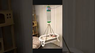 Sleep Deprived Parents Try This Automatic Electric Baby Swing Cradle #shorts