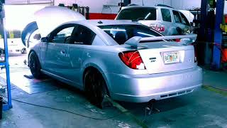 Saturn Ion Redline lsj supercharged E85 dyno