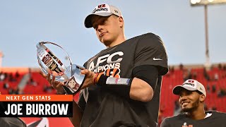 Next Gen Stats: Joe Burrow's 10 Most Improbable Completions Heading Into the Super Bowl