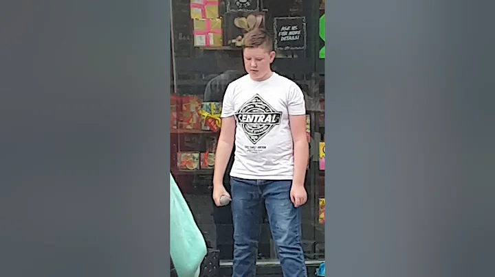 Paul Prout busking in Cork