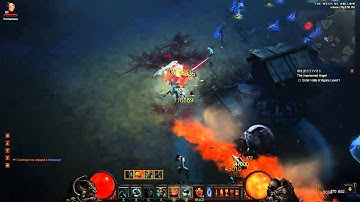 Having fun in Diablo 3 1.0.8 Inferno MP10 Act 1 Monster Density