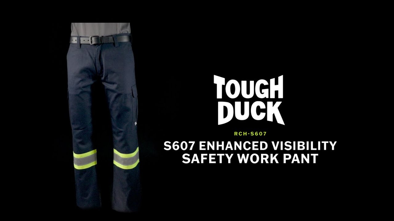 Tough Duck S607 Enhanced Visibility Safety Work Pant