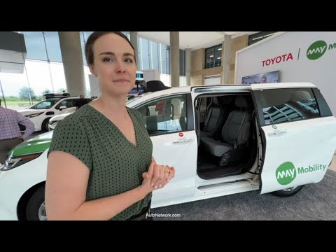 Toyota Sienna Van Autonomous Vehicle Toyota May Mobility HQ Confidential