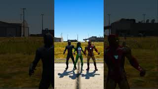 GTA V :HULK  VS SHE HULK  SUPERHERO BATTLE 😎 #shorts #gta5 #shorts #gtav #short #gtaonline