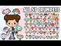 ALL CRUMPETS IN TOCA LIFE WORLD 2021 | Toca Boca Crumpets | NecoLawPie