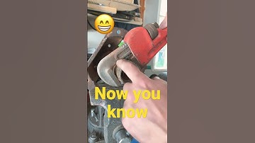 How to adjust￼ a pipe wrench properly #Shorts￼