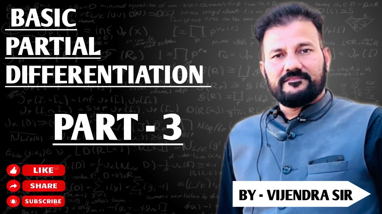M-1 basic partial differentiation part-3 - YouTube