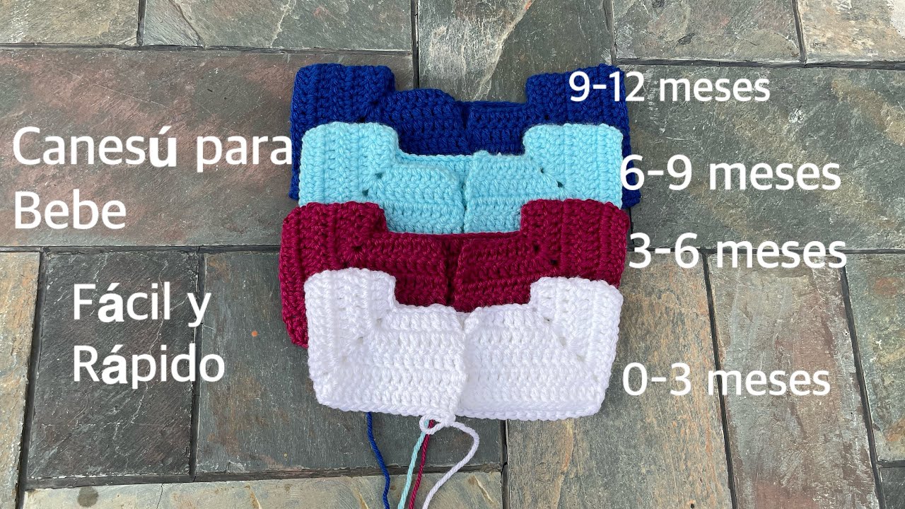 Canesú a crochet facil y rapido paso a paso