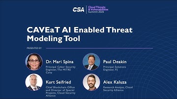 CAVEaT AI Enabled Threat Modeling Tool | Threats & Vulnerabilities Summit 2025