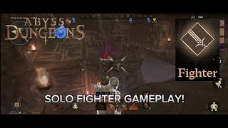 SOLO FIGHTER GAMEPLAY! | Abyss Of Dungeons