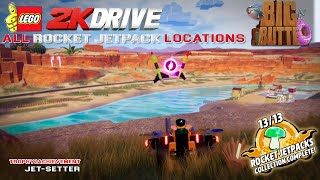 LEGO 2K DRIVE: Big Butte County (All Rocket Jetpack Locations) - HTG