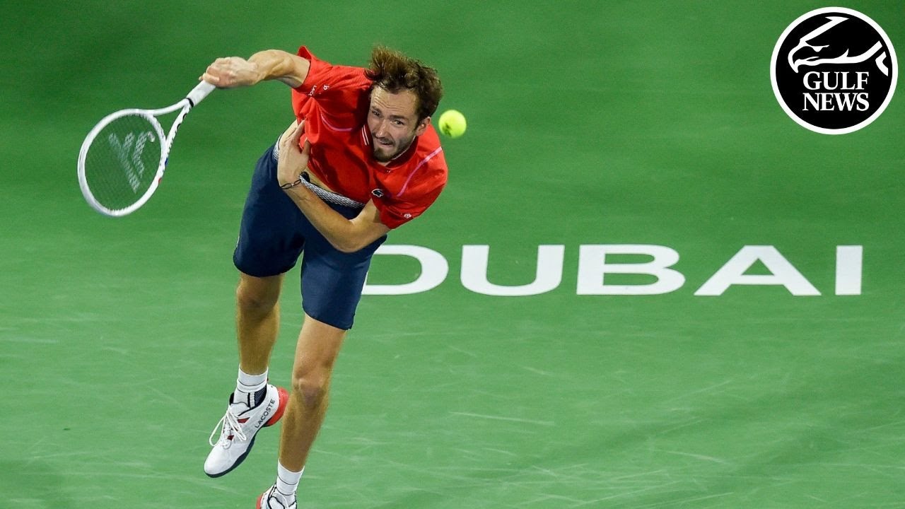 Dubai tennis: Daniil Medvedev snaps Novak Djokovic's win streak to advance  to final