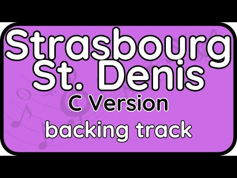 Strasbourg St. Denis - Jazz Standard - Backing Track & Parts