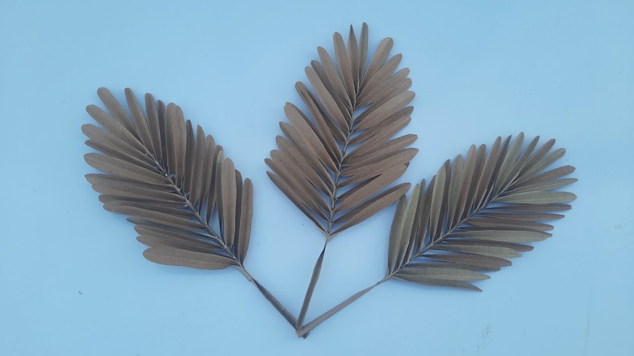 homeward found decor: realistic paper leaf tutorial