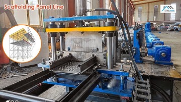 Scaffolding Plank Walk Board Roll Forming Machine | Steel Scaffold Plank Panel Roll Forming Machine