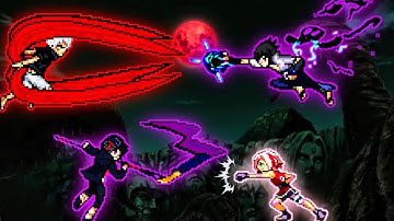 Juuzou (New) & Kaneki VS Sasuke Indra V2 & Sakura in Jump Force Mugen