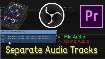 How to separate audio tracks using the Go XLR Mini & OBS {2023}