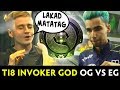 TI8 INVOKER SHOW — Lakad Matatag trashtalk OG vs EG