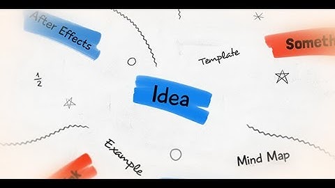 After Effects Template: Whiteboard Brainstorm