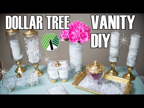 dollar-tree-diy-bathroom-decor-⭐-marble-bathroom-vanity