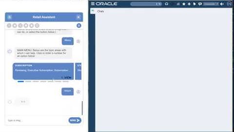 Demo: Oracle Digital Assistant for Customer Service with hand off to Service Cloud Live Agent