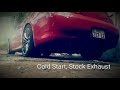 Infiniti G37s Convertible Stock vs cat delete, Streight (test) Down Pipe