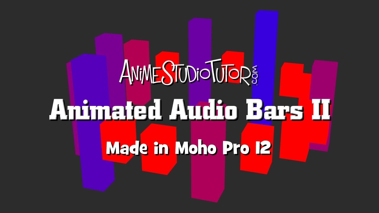 Animated Audio Bars II Moho Pro Cutter by ETBlue YouTube