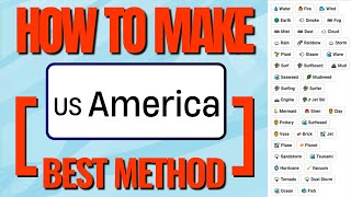 How to Get America in Infinity Craft Neal.fun (Infinity Craft l Infinite Craft)
