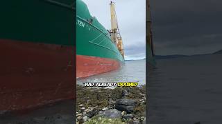A 135-METER SHIP CRASHED INTO HIS BACKYARD?! #news #amazing #oceanmystery #shocking