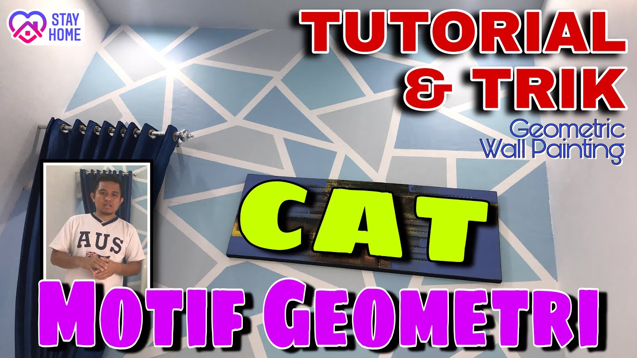  DIY  CAT  MOTIF GEOMETRIC Tutorial Tips Cara Mudah 