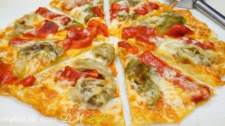RICE PIZZA if you have leftover rice, DO NOT THROW IT OUT | flourless pizza | low calorie pizza