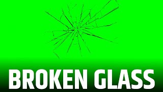 BROKEN GLASS | CHROMA GREEN SCREEN