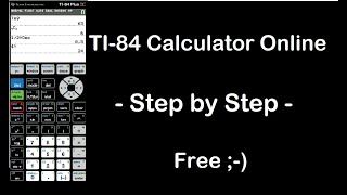 TI 84 Calculator ONLINE screenshot 4