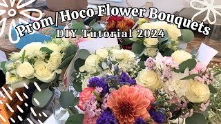 DIY Prom/Hoco Mini Flower Bouquets 2024