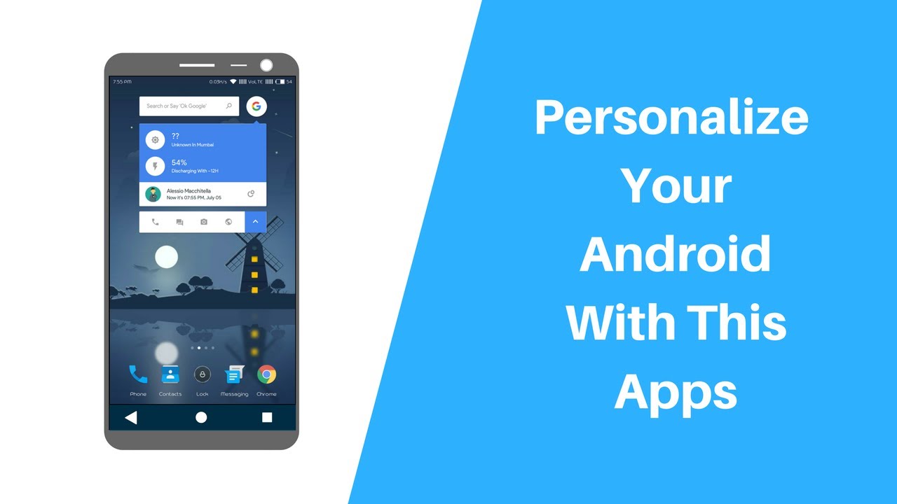 top 5 best android personalization apps! - YouTube