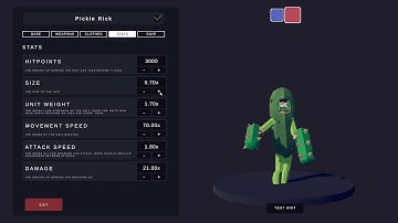 Requested Video: How to Make Your Pickle Rick | TABS Unit Creator (Question in Description)