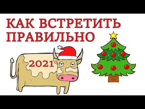 Как правильно встречать НОВЫЙ ГОД БЫКА 2021, в каких цветах встречать ГОД БЫКА и что одеть