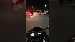 Riding up to the biker spot with the homies #bikelife #bikers