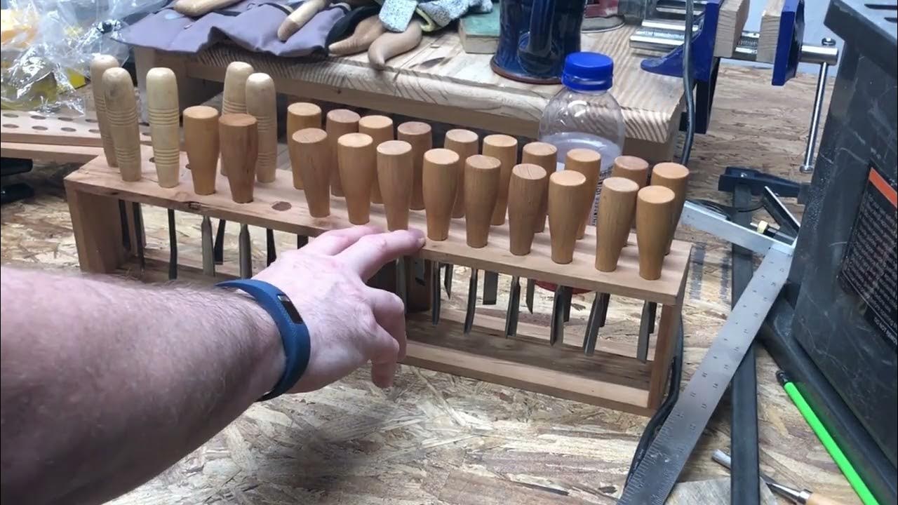 Building Racks for my Harbor Freight Wood Windsor Carving Chisels YouTube