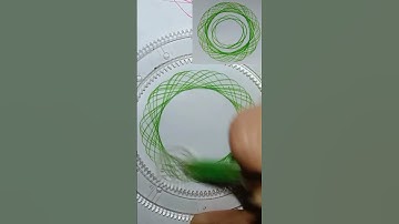 Spiro Art Design Reverse ◀️ #shortfeed #shortsviral #spirograph #satisfying #howto #drawing