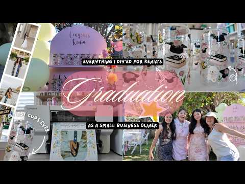 Everything I DIY'ed for Kenia's Graduation Party | DIY Graduation Party Ideas